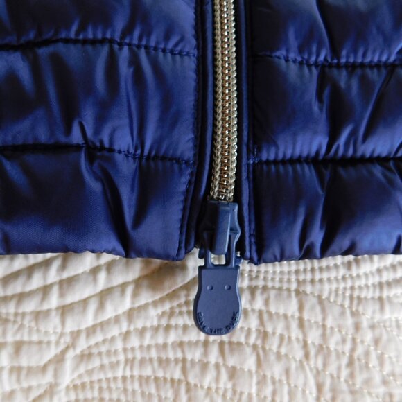 NWT Save The Duck Iris NLA Carly style navy Plumtech vegan down puffer jacket M - Picture 4 of 16